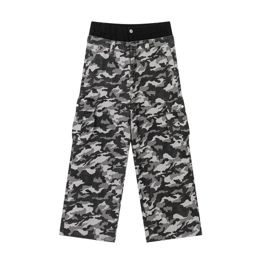 Double Waist Camouflage Cargo Pants PinkLimes Trending Streetwear