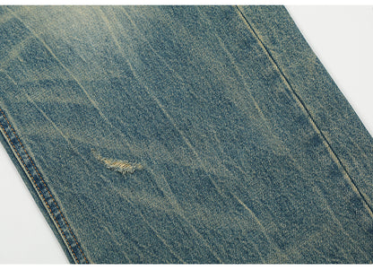 Loose Ripped Loose Denim Jeans PinkLimes Trending Streetwear