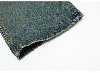 Ripped Blue Denim Jeans PinkLimes Trending Streetwear