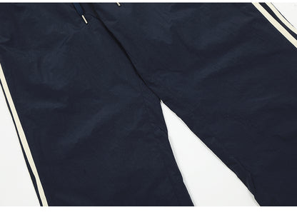 Contrast Side Stripe Track Cargo Pants PinkLimes Trending Streetwear