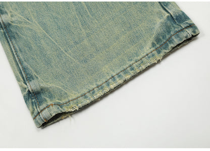 Ripped Denim Jeans PinkLimes Trending Streetwear