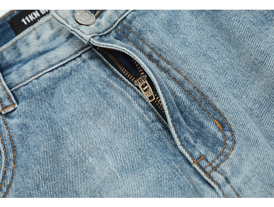 Splash-Ink Ripped Jeans PinkLimes Trending Streetwear
