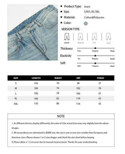 Straight-Leg Ripped Streetwear Jeans PinkLimes Trending Streetwear