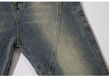 Flared Zip Streetwear Denim Jeans PinkLimes Trending Streetwear