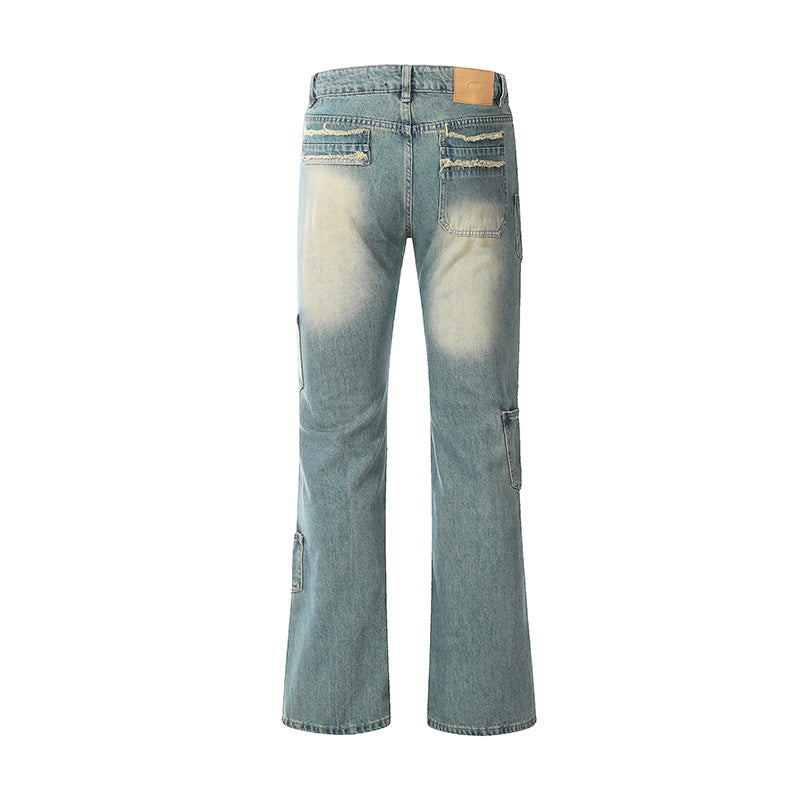 Distressed Denim Slim Streetwear Jeans PinkLimes Trending Streetwear