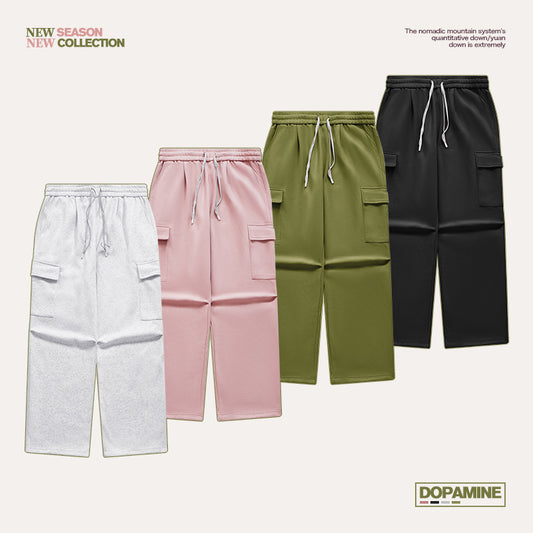 Dopamine Bristle Wide-Leg Cargo Pants PinkLimes Trending Streetwear