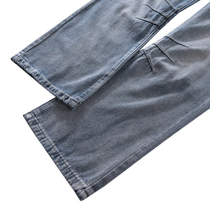Washed Knee-Cut Jeans PinkLimes Trending Streetwear