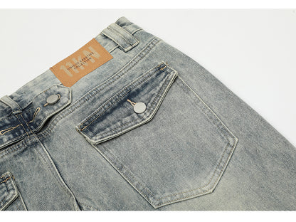 Washed Retro Denim Jeans PinkLimes Trending Streetwear