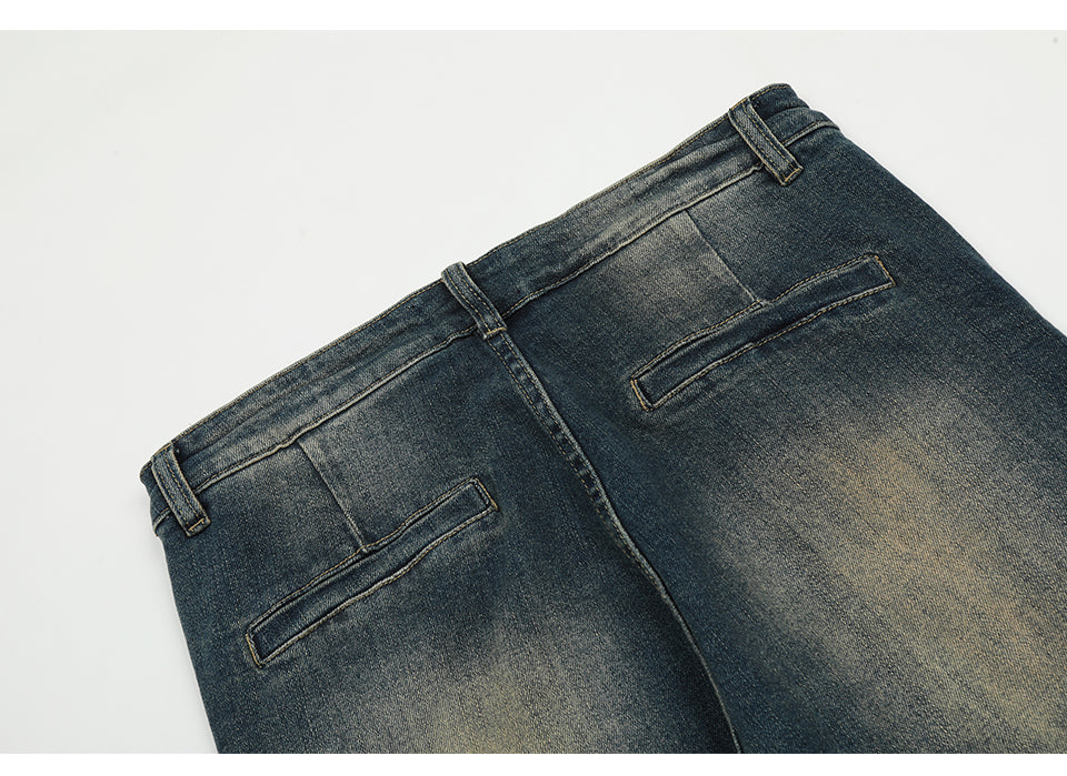 Flared Ripped Distressed Denim Jeans PinkLimes Trending Streetwear