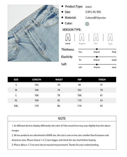 Blue Washed Denim Jeans PinkLimes Trending Streetwear