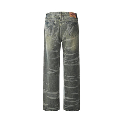 Baggy Distressed Harajuku Jeans PinkLimes Trending Streetwear