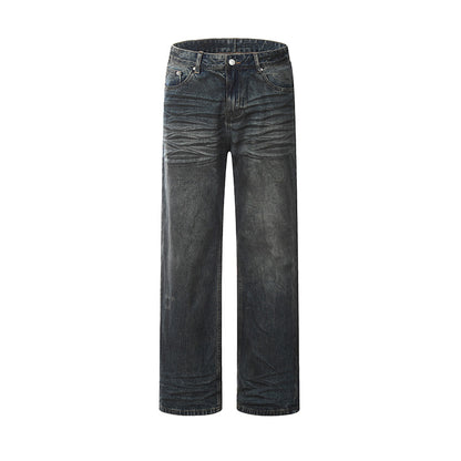Baggy Ripped Distressed Denim Jeans Gray PinkLimes Trending Streetwear