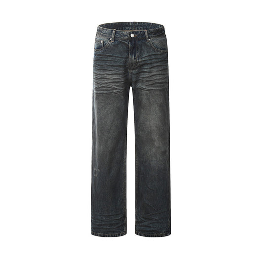 Baggy Ripped Distressed Denim Jeans Gray PinkLimes Trending Streetwear