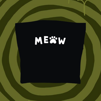 Meow Tube Top Black Shirts & Tops PinkLimes Trending Streetwear
