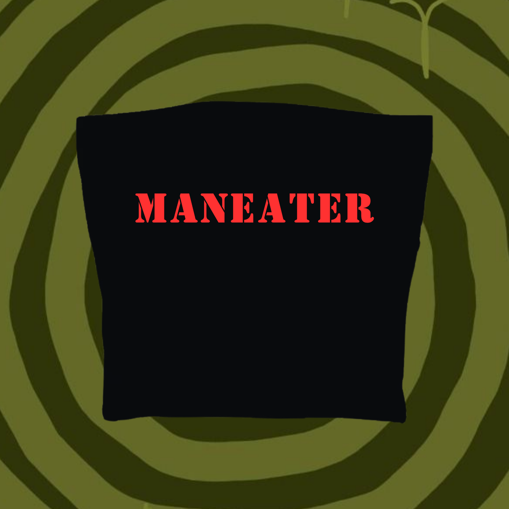 Maneater Tube Top Black Shirts & Tops PinkLimes Trending Streetwear