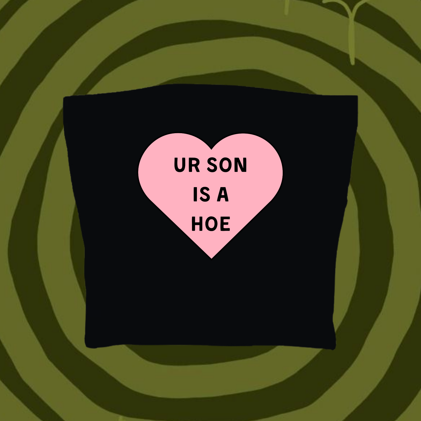 Ur Son Is A Hoe Tube Top Black Shirts & Tops PinkLimes Trending Streetwear