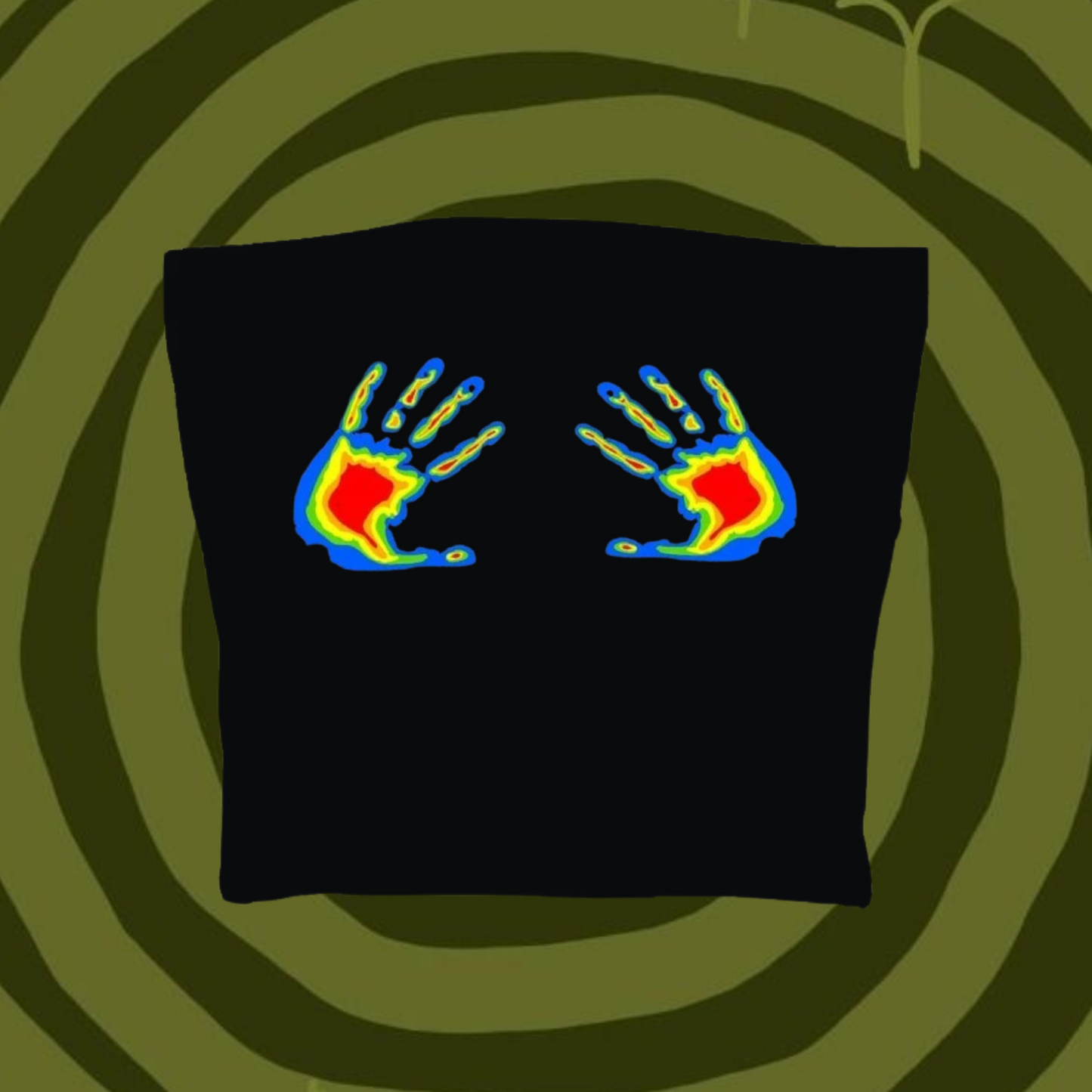 Thermal Hands Tube Top Black Shirts & Tops PinkLimes Trending Streetwear