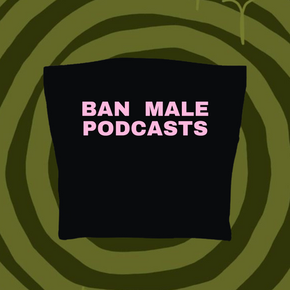 Ban Male Podcasts Tube Top Black Shirts & Tops PinkLimes Trending Streetwear