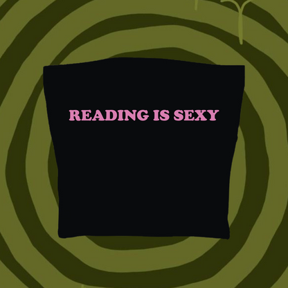 Reading Is Sexy Tube Top Black Shirts & Tops PinkLimes Trending Streetwear