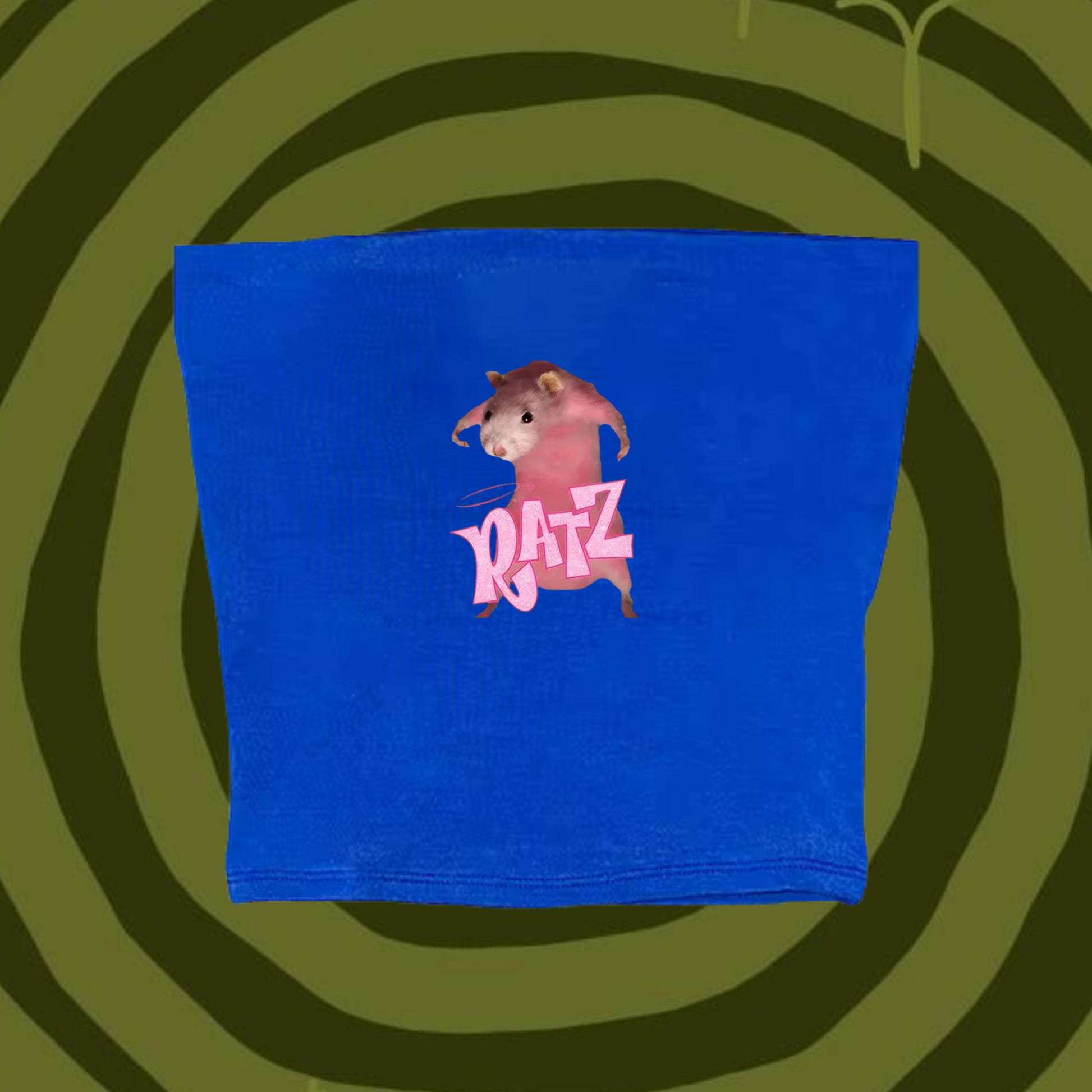 BRATZ Tube Top Light Blue Shirts & Tops PinkLimes Trending Streetwear