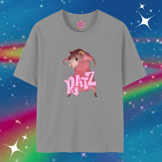 Ratz Baggy Tee Gray Shirts & Tops PinkLimes Trending Streetwear