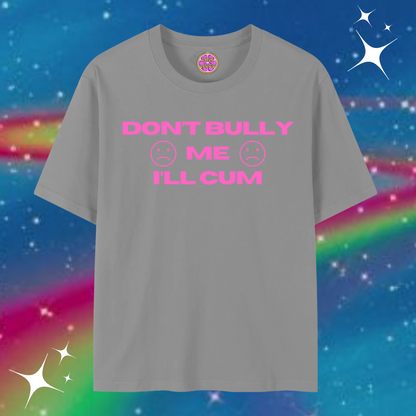 Don't Bully Me Baggy Tee Gray Shirts & Tops PinkLimes Trending Streetwear