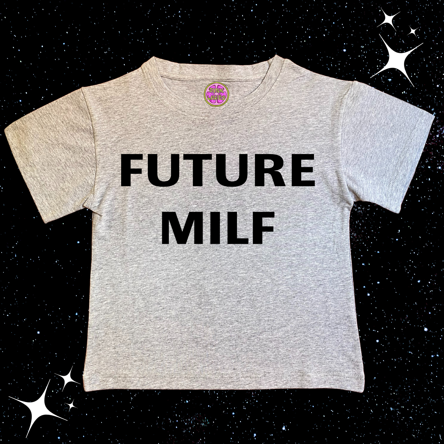 Future MILF Crop Tee Shirts & Tops PinkLimes Trending Streetwear