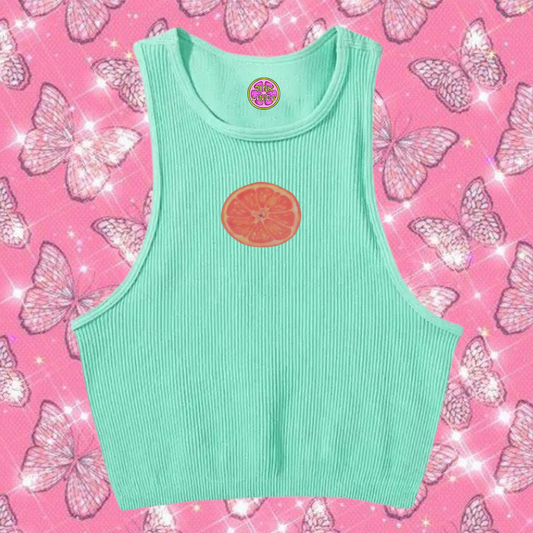 Lime Tank Top Mint Green Shirts & Tops PinkLimes Trending Streetwear