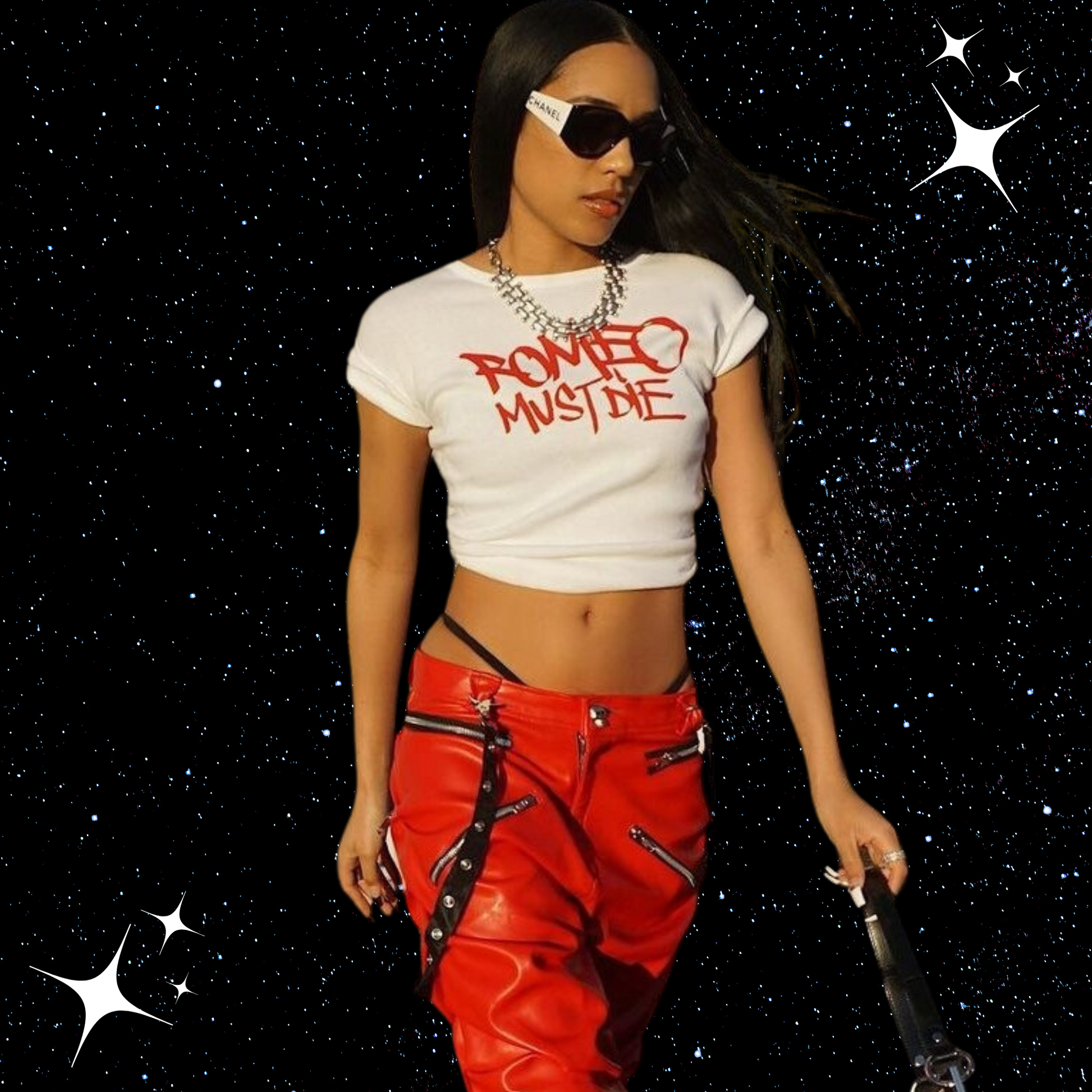 Romeo Must Die Crop Tee Shirts & Tops PinkLimes Trending Streetwear
