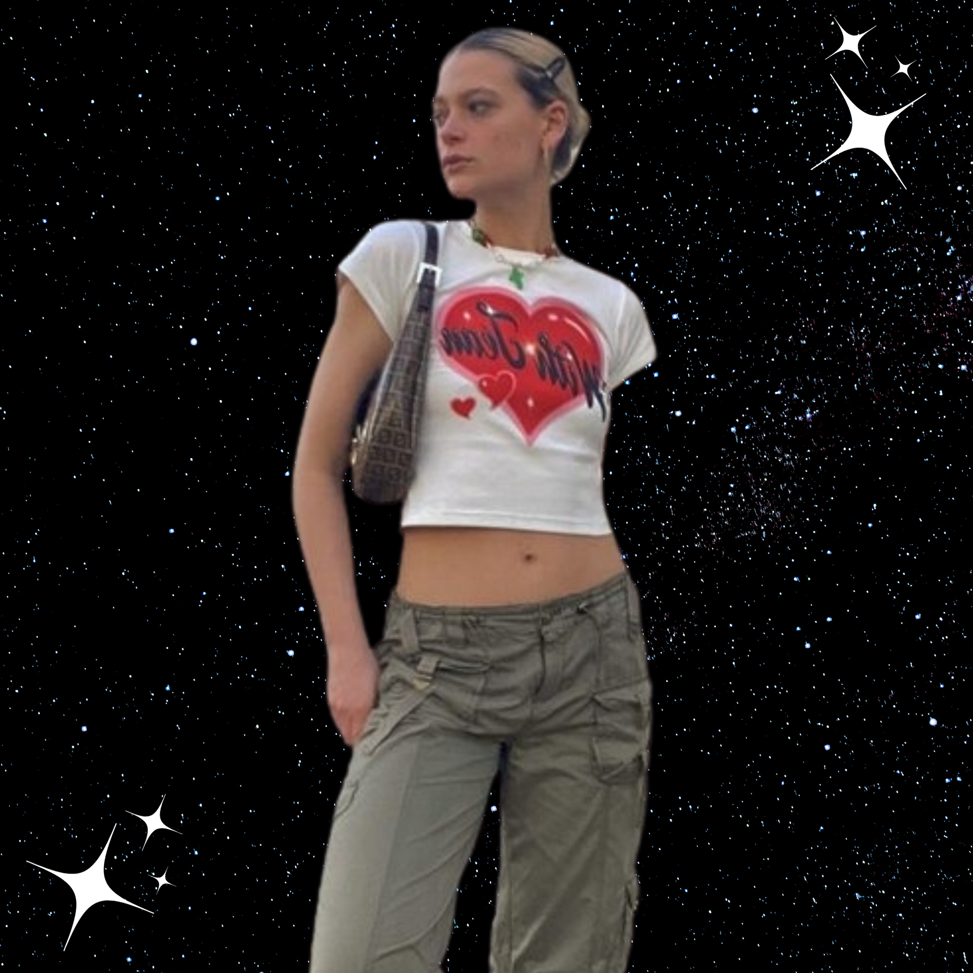 With Jean White Crop Tee Shirts & Tops PinkLimes Trending Streetwear