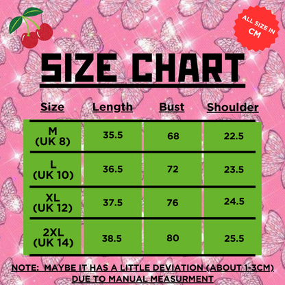 Fruity Crop Tank Top Shirts & Tops PinkLimes Trending Streetwear