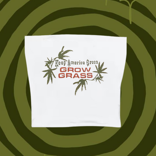 Keep America Green Tube Top White Shirts & Tops PinkLimes Trending Streetwear