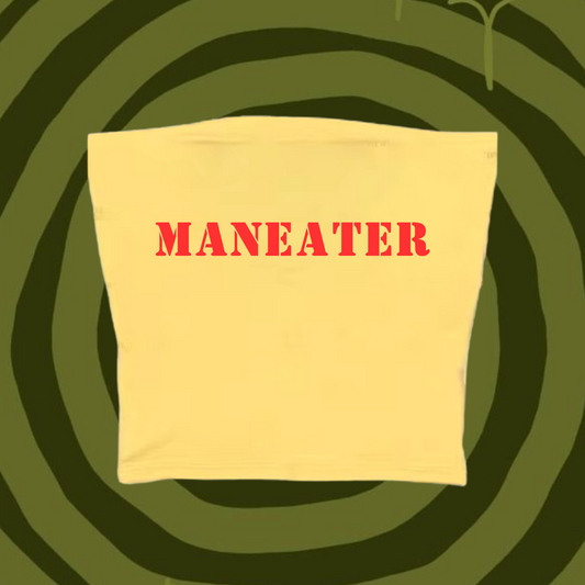 Maneater Tube Top Yellow Shirts & Tops PinkLimes Trending Streetwear