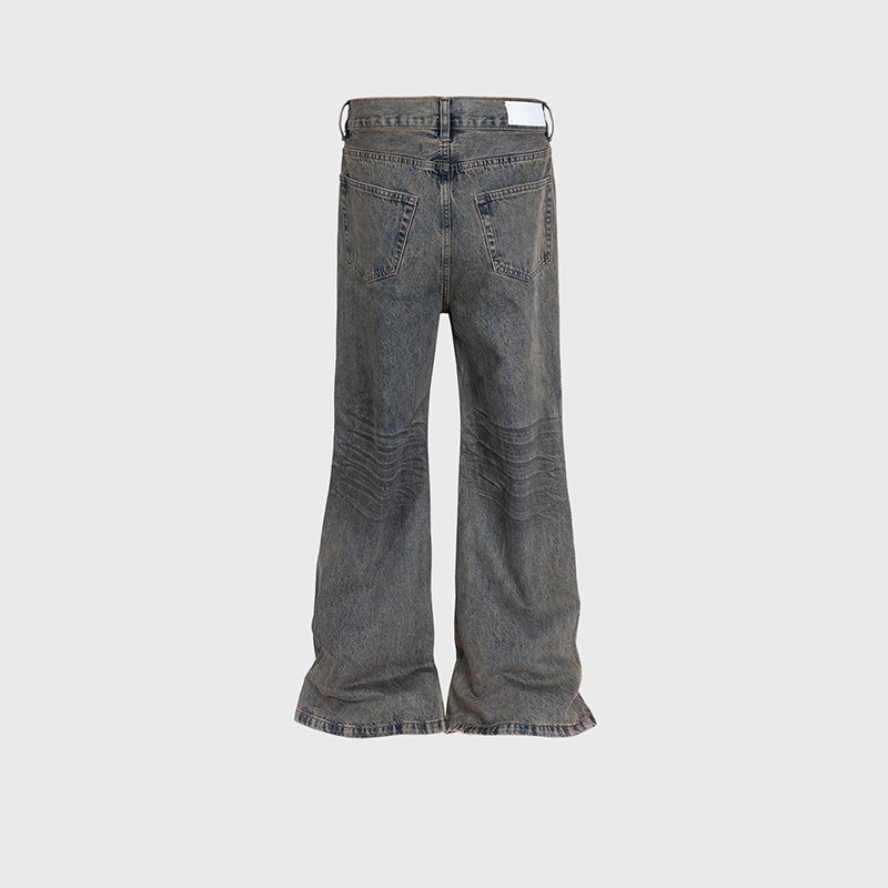 Grey Wash Up Jeans PinkLimes Trending Streetwear