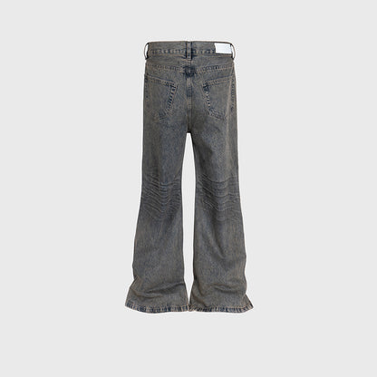 Grey Wash Up Jeans PinkLimes Trending Streetwear