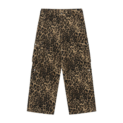 Leopard Print Cargo Pants PinkLimes Trending Streetwear