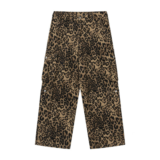 Leopard Print Cargo Pants PinkLimes Trending Streetwear
