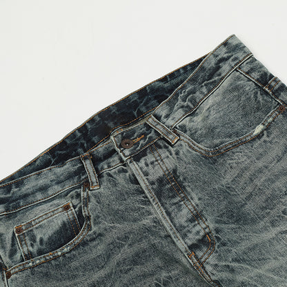 Ripped Blue Streetwear Denim Jeans PinkLimes Trending Streetwear