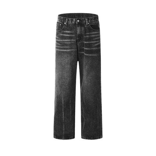Baggy Black Distressed Jeans Gray PinkLimes Trending Streetwear