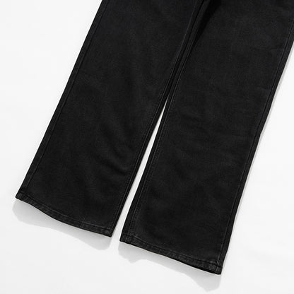 Urban Black X Embroidered Pocket Jeans PinkLimes Trending Streetwear