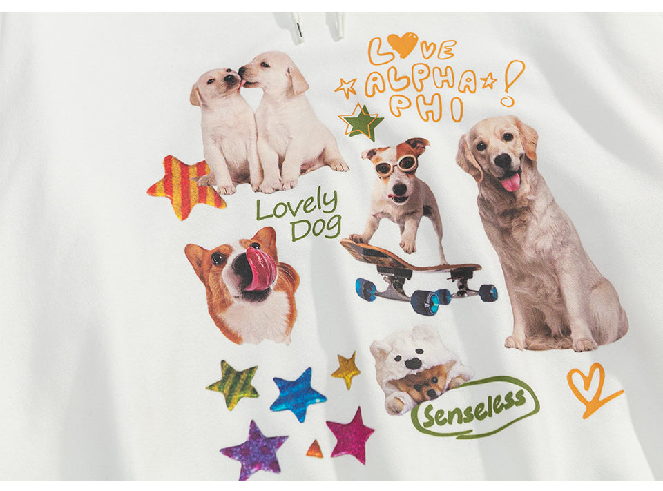 Cool Dogs Hoodie Shirts & Tops PinkLimes Trending Streetwear