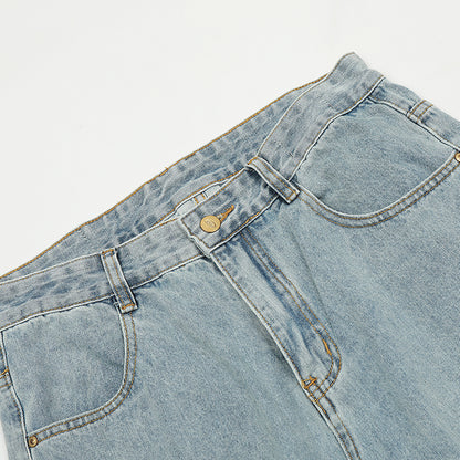 Blue Cargo Jeans PinkLimes Trending Streetwear