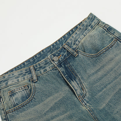 Loose Ripped Loose Denim Jeans PinkLimes Trending Streetwear