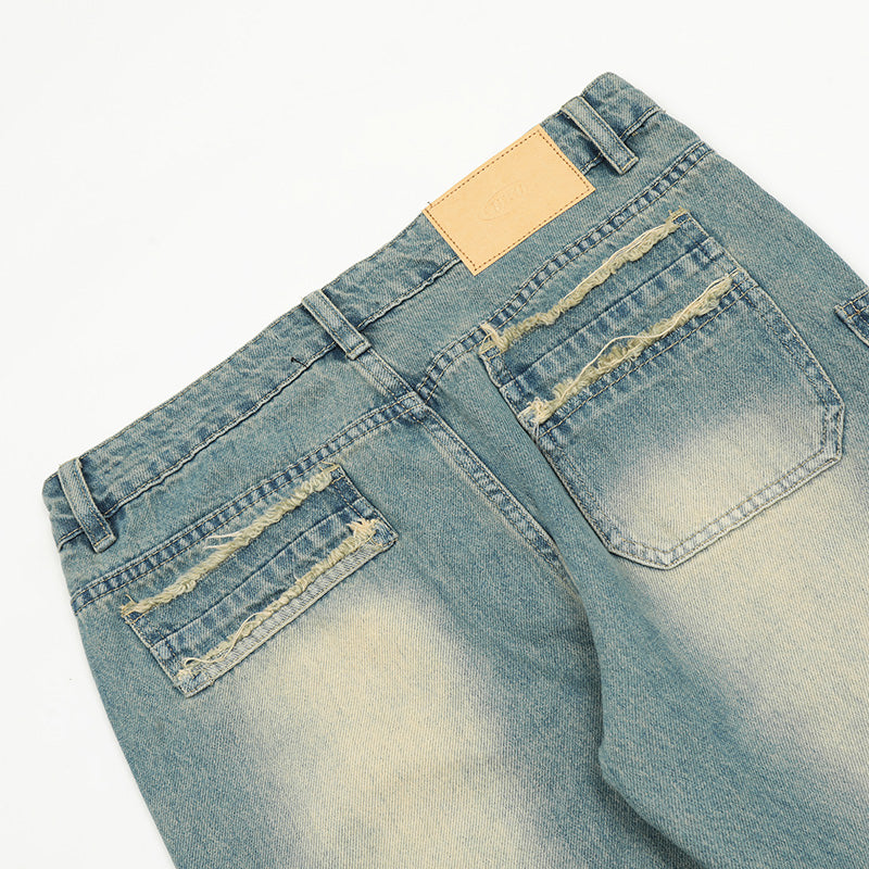 Distressed Denim Slim Streetwear Jeans PinkLimes Trending Streetwear