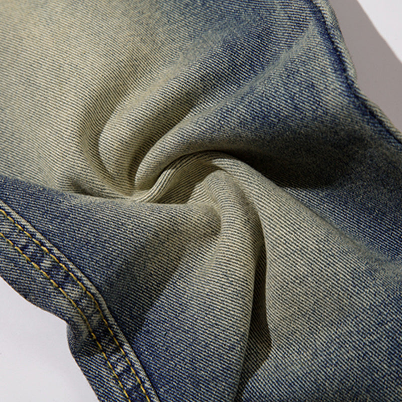 Flared Zip Streetwear Denim Jeans PinkLimes Trending Streetwear