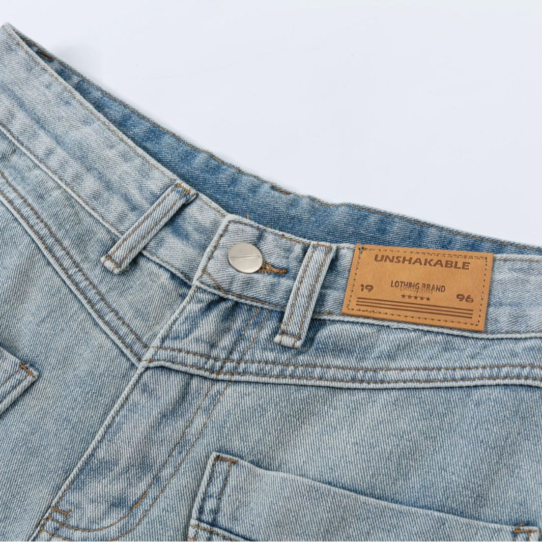Backwards Vintage Washed Jeans PinkLimes Trending Streetwear