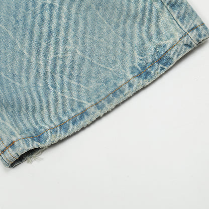 Ripped Blue Denim Streetwear Jeans PinkLimes Trending Streetwear