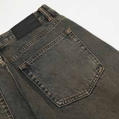 Loose Fit Distressed Straight-Leg Jeans PinkLimes Trending Streetwear