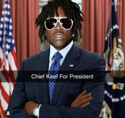 Chief Keef For President Crop Tee Shirts & Tops PinkLimes Trending Streetwear