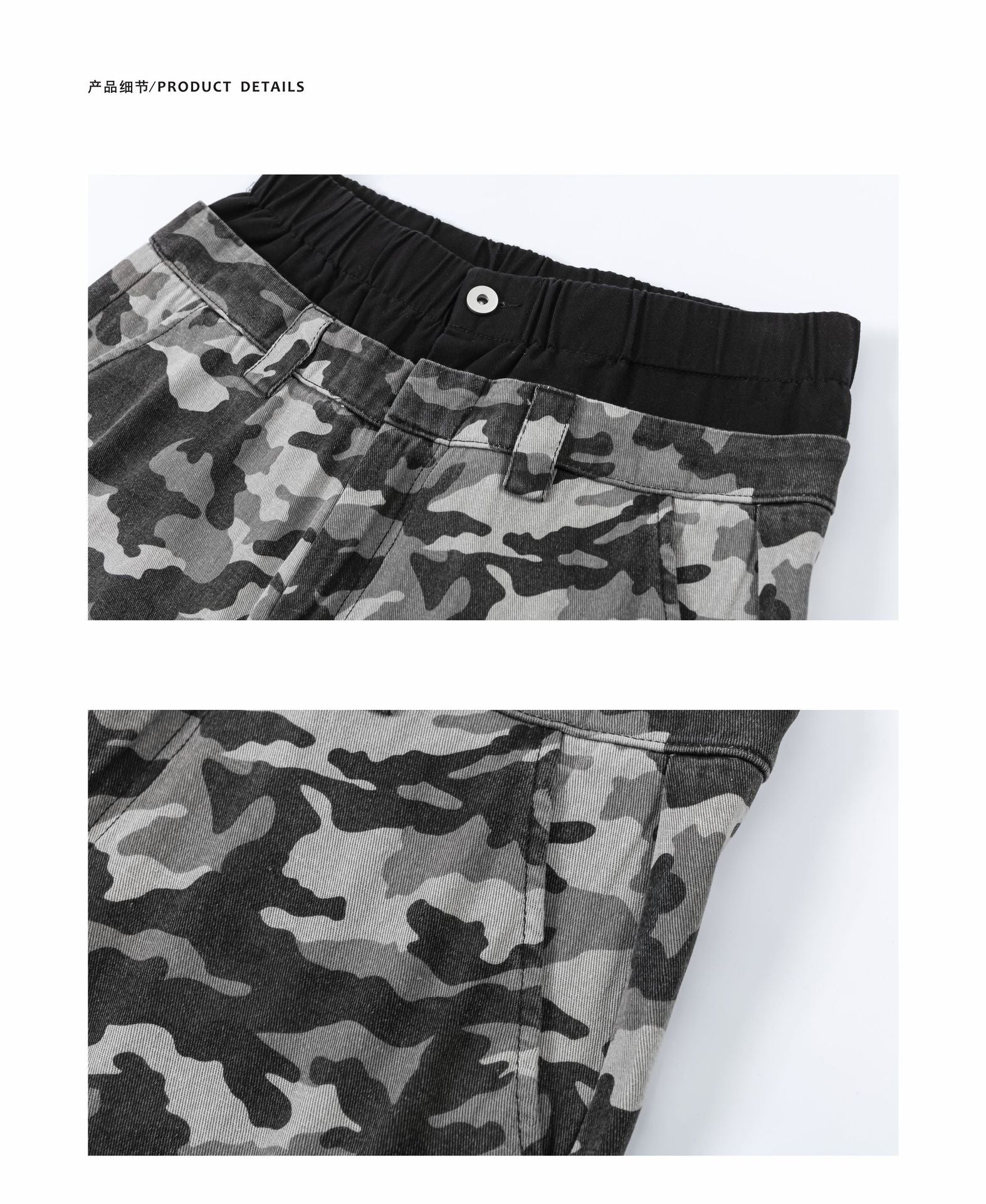 Double Waist Camouflage Cargo Pants PinkLimes Trending Streetwear